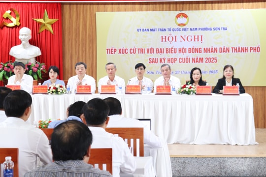 Đại biểu HĐND thành phố Đà Nẵng tiếp xúc cử tri phường Sơn Trà, An Hải và đặc khu Hoàng Sa