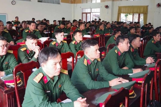 Trường Quân sự Quân khu 5 khai mạc lớp tập huấn cán bộ năm 2026