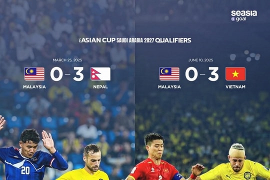 Malaysia đối mặt án phạt xử thua 0-3 trước Việt Nam và Nepal