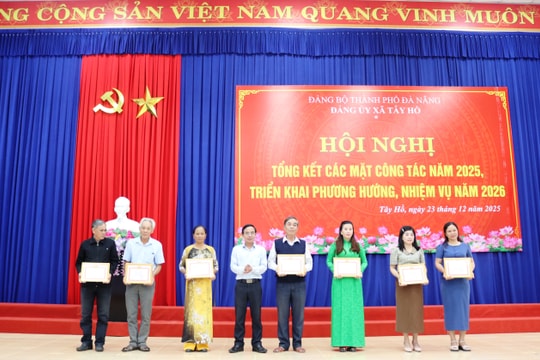 Xã Tây Hồ phấn đấu đạt 19/19 thôn nông thôn mới kiểu mẫu trong giai đoạn 2025 - 2030