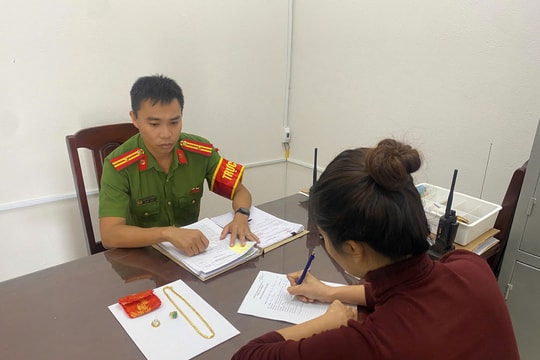 Công an phường Hội An Đông làm rõ vụ trộm 19 chỉ vàng