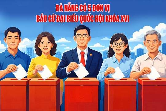 Đà Nẵng có 5 đơn vị bầu cử đại biểu Quốc hội khóa XVI