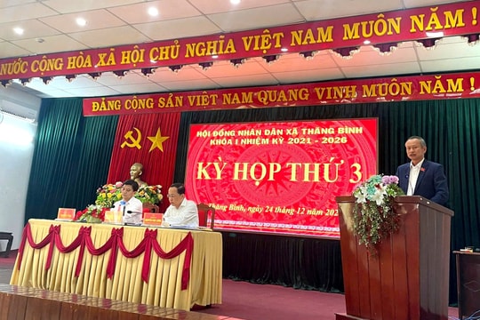 HĐND xã Thăng Bình thông qua nhiều nghị quyết quan trọng