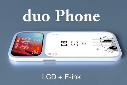Pixel Duo: Concept điện thoại độc lạ với hai màn hình LCD và E-ink