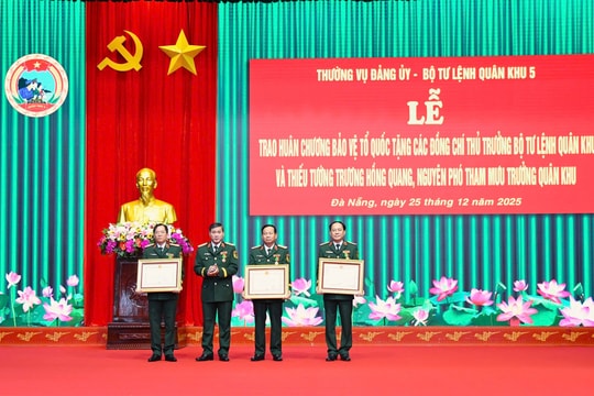 Quân khu 5 nâng cao sức mạnh tổng hợp, quyết tâm hoàn thành nhiệm vụ năm 2026