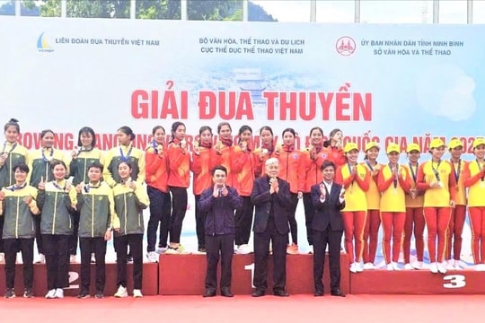Đà Nẵng giành 7 huy chương giải Rowing vô địch quốc gia