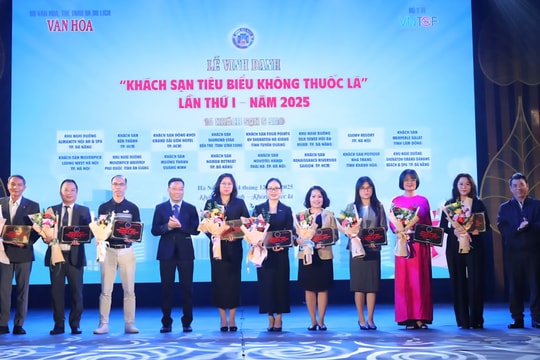 13 khách sạn ở Đà Nẵng được vinh danh “Khách sạn tiêu biểu không thuốc lá”