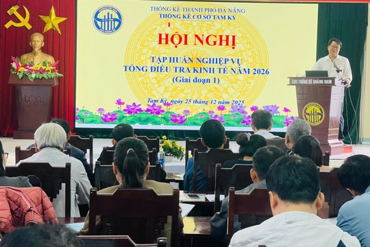 Hơn 80 học viên tham gia tập huấn nghiệp vụ Tổng điều tra kinh tế năm 2026