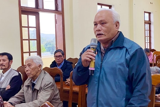 Đại biểu HĐND thành phố Đà Nẵng tiếp xúc cử tri xã Nông Sơn