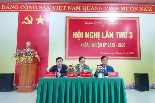 Xã Nam Giang phấn đấu có 3 thôn đạt chuẩn nông thôn mới kiểu mẫu năm 2026