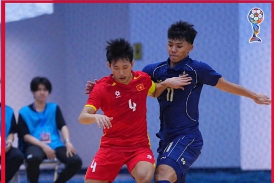 U19 futsal Việt Nam thua ngược Thái Lan trong trận cầu kịch tính