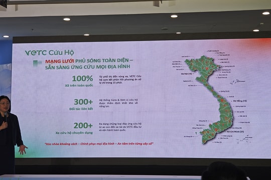 VETC ra mắt cứu hộ toàn quốc: Chi phí 290.000 đồng mỗi năm