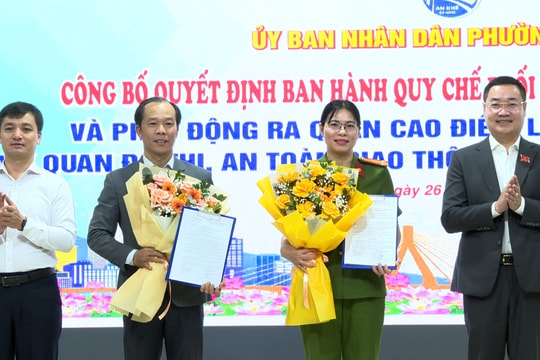 Phường An Khê ra quân cao điểm xử lý vi phạm về trật tự đô thị