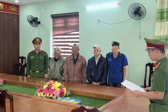 Khởi tố, cấm đi khỏi nơi cư trú nhóm đối tượng đánh bạc tại xã Đồng Dương