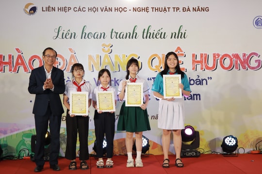 34 tác phẩm xuất sắc nhận giải cuộc thi vẽ tranh thiếu nhi "Tự hào Đà Nẵng quê hương”