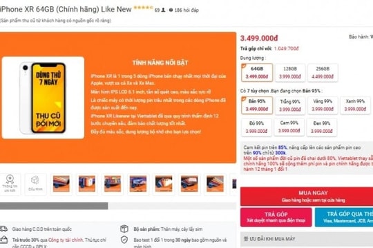 iPhone XR giá chỉ từ 3 triệu đồng: Có nên mua ở năm 2025?