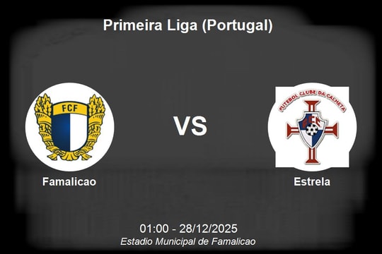 Nhận định Famalicao vs Estrela - Giải VĐQG Bồ Đào Nha