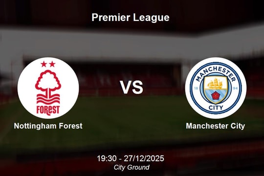 Nhận định Nottingham Forest vs Man City - Premier League