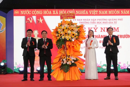 Trường Tiểu học Ngô Gia Tự kỷ niệm 20 năm thành lập