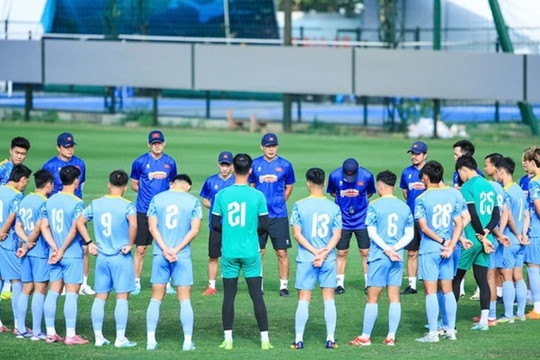 U23 Việt Nam nhồi thể lực cường độ cao tại Qatar