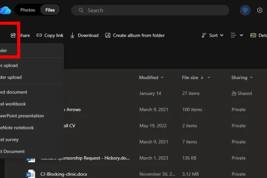 Thủ thuật chuyển quyền sở hữu dữ liệu trên OneDrive