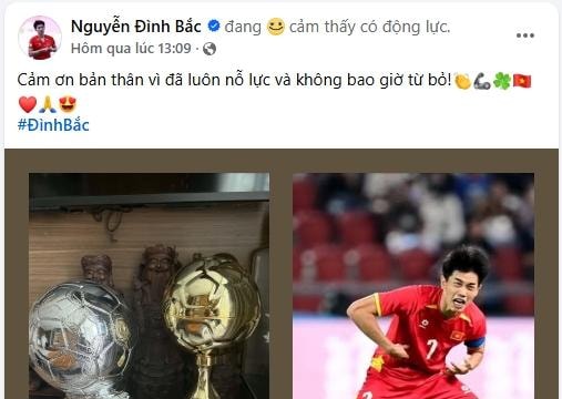Nguyễn Đình Bắc: Quả bóng bạc 2025 và giá trị của sự nỗ lực