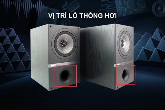 Lỗ thông hơi trên loa: Bí mật đằng sau dải trầm uy lực