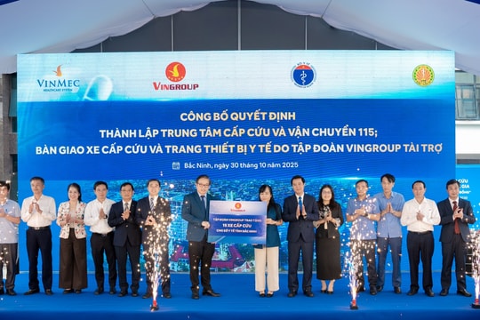 Vingroup tài trợ 1.000 tỷ đồng dành cho Đề án “Cấp cứu ngoại viện quốc gia”