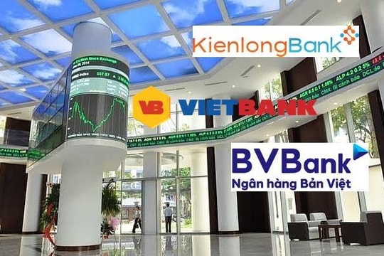 KienlongBank, VietBank và BVBank đồng loạt niêm yết HoSE năm 2026