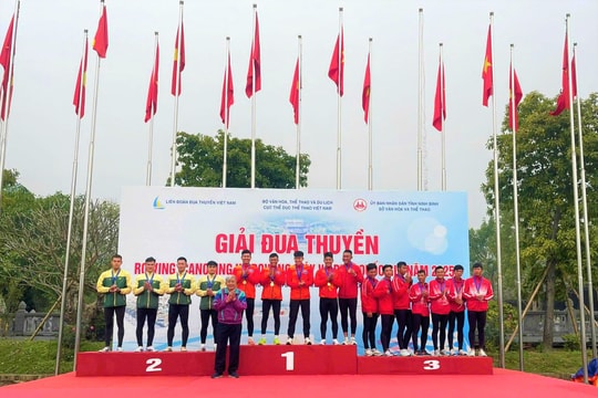 Đà Nẵng giành 17 huy chương tại Giải Canoeing vô địch quốc gia