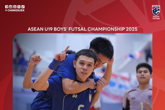Thái Lan thắng Indonesia 3-1, vô địch U19 Futsal Đông Nam Á