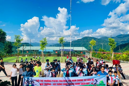 “Trường học xanh” lan tỏa tình yêu môi trường