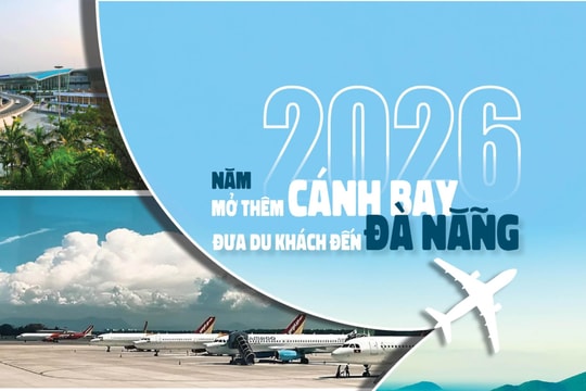 Năm 2026, mở thêm cánh bay đưa du khách đến Đà Nẵng