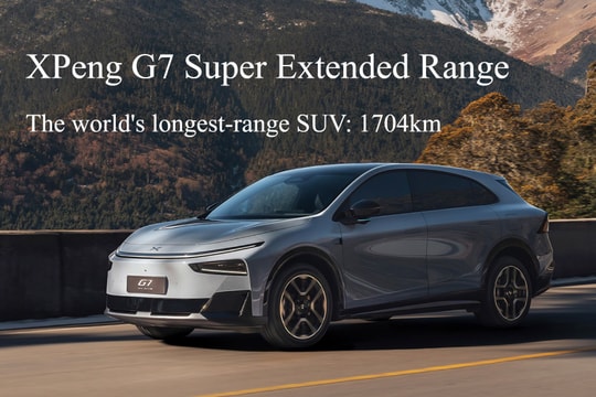 XPeng G7: SUV hybrid phạm vi hơn 1.100 km và sạc nhanh 10 phút