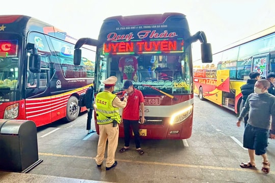 Cảnh sát giao thông Đà Nẵng tăng cường bảo đảm trật tự an toàn giao thông dịp Tết Dương lịch 2026