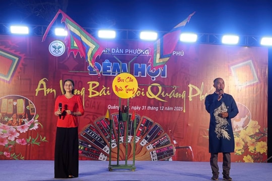 Phường Quảng Phú ra mắt 7 câu lạc bộ Bài chòi