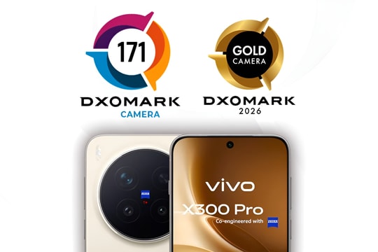 Vivo X300 Pro vươn lên vị trí thứ 2 bảng xếp hạng DxOMark, đối đầu trực diện iPhone 17 Pro