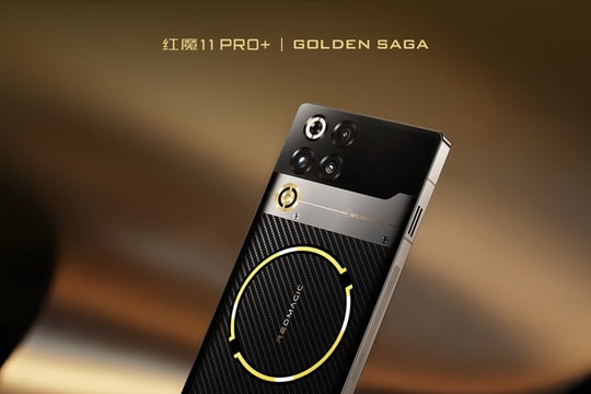 Red Magic 11 Pro+ Golden Saga ra mắt: Tản nhiệt mạ vàng, cấu hình Snapdragon 8 Elite