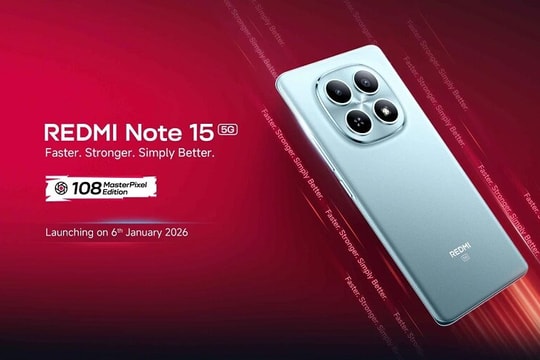 Redmi Note 15 5G sắp về Việt Nam: Giá từ 7,49 triệu đồng cùng nâng cấp chip Snapdragon 6 Gen 3