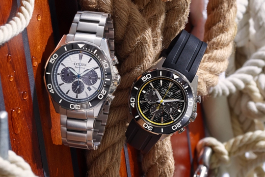 Citizen ra mắt bộ đôi đồng hồ Eco-Drive mới với thiết kế vành bezel góc cạnh ấn tượng