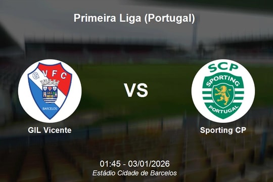 Nhận định GIL Vicente vs Sporting CP - Đại chiến top đầu Primeira Liga