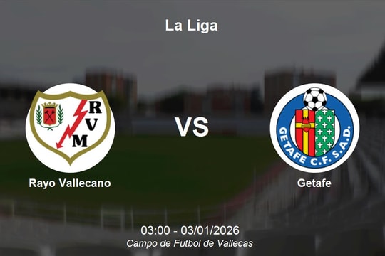 Nhận định Rayo Vallecano vs Getafe - La Liga: Điểm tựa sân nhà Vallecas