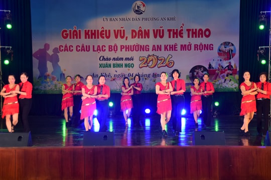 Sôi nổi giải khiêu vũ, dân vũ thể thao chào năm mới 2026