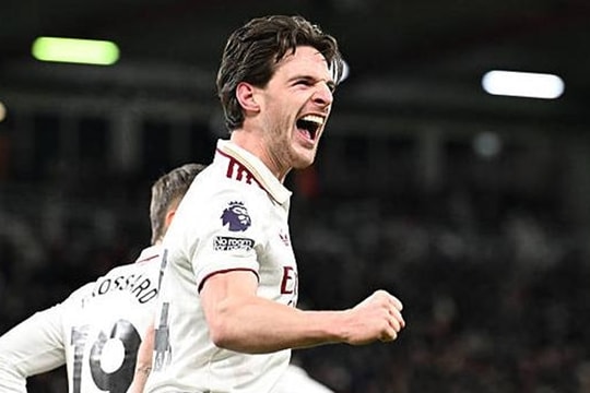 Arsenal nhọc nhằn đánh bại Bournemouth 3-2: Declan Rice rực sáng ngày trở lại