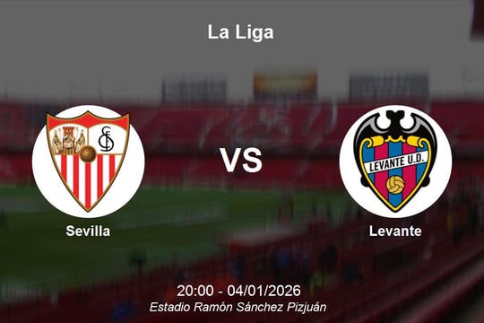 Nhận định Sevilla vs Levante - La Liga: Cơ hội bứt phá của đội chủ nhà