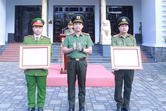 Nhiều tập thể, cá nhân Công an thành phố Đà Nẵng được Thủ tướng Chính phủ, Bộ Công an tặng bằng khen