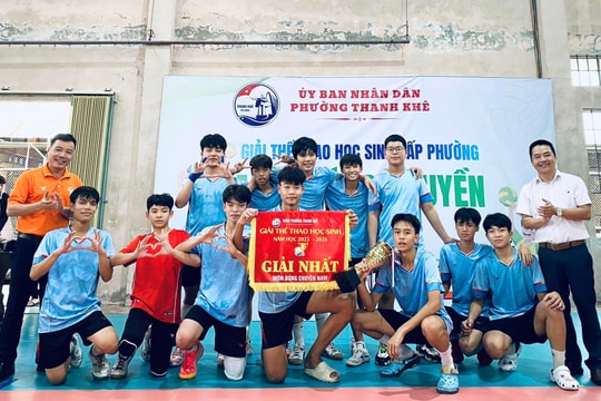 Sôi nổi Giải thể thao học sinh phường Thanh Khê