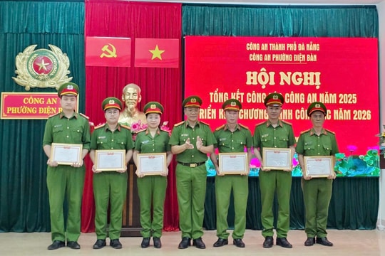 Năm 2025, tình hình tội phạm trên địa bàn phường Điện Bàn giảm 38%