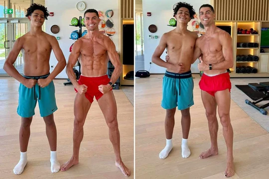 Cristiano Jr và bản thiết kế thể chất hoàn hảo tuổi 15: Vượt mặt người cha huyền thoại