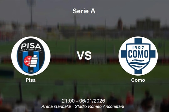 Nhận định Pisa vs Como - Serie A: Thử thách cho đội cuối bảng